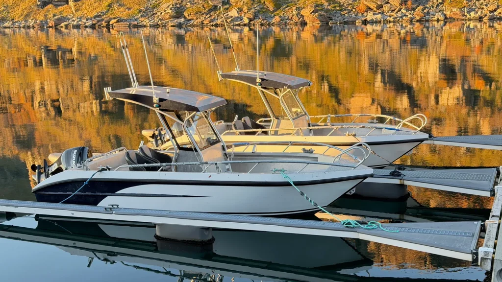 Gemi boat at Myrfjord